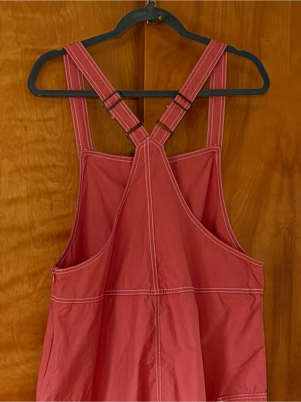 HUNTER & BROWN Women's Cargo Jumpsuit - Coral size L - Picture 6 of 10